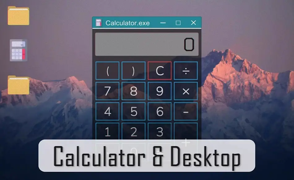 Unity资产 – 桌面计算器 Calculator & Desktop