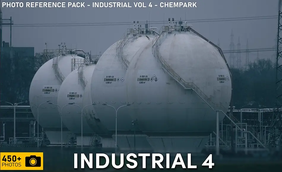 工业园区照片参考包 Photo Reference Pack – Industrial VOL. 04