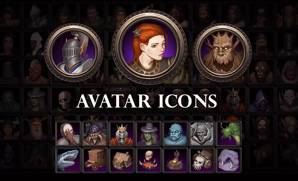 Unity图标 – 头像图标 100+ Avatar Icons Vol.3