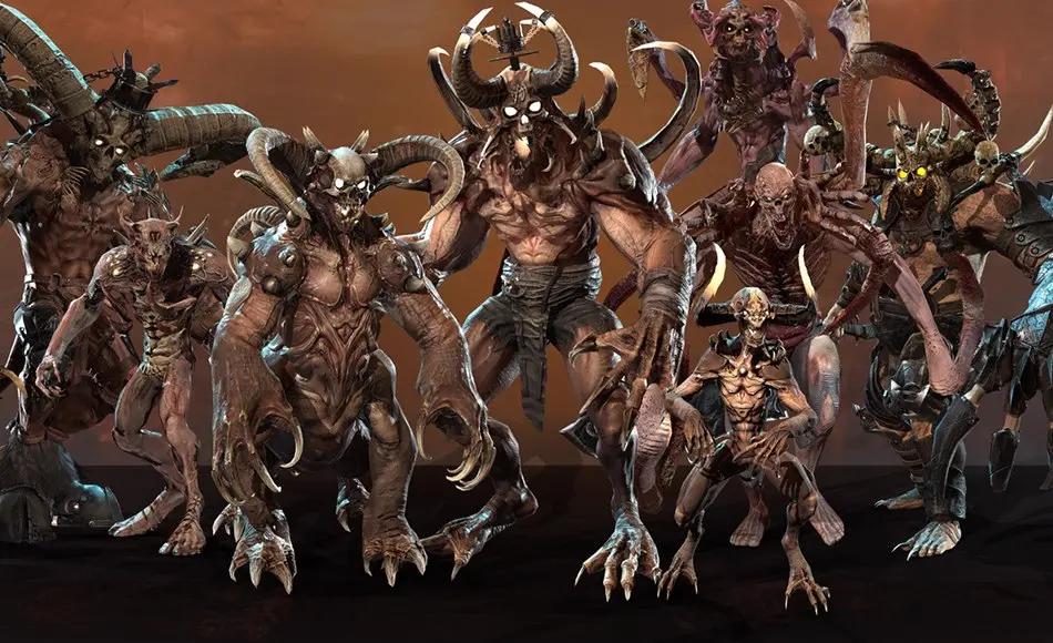 【UE5】怪物合集包 Demons Big Pack 【UE5】怪物合集包 Demons Big Pack