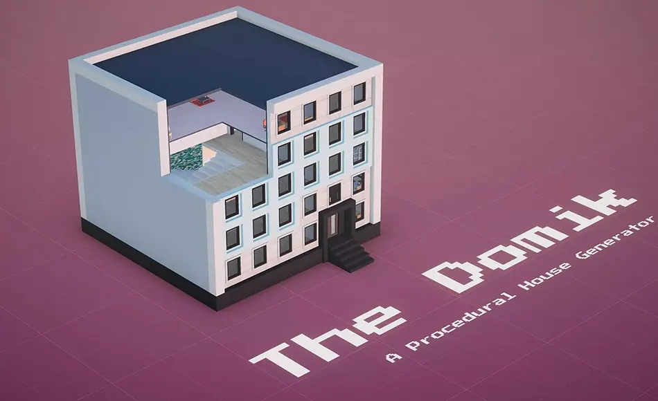 Unity插件 – 模块化房屋生成系统 The Domik – A Procedural House Generator