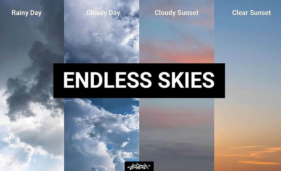 500 张天空参考图片 Collection of more than 500 skies for backdrops and references – Endless Skies
