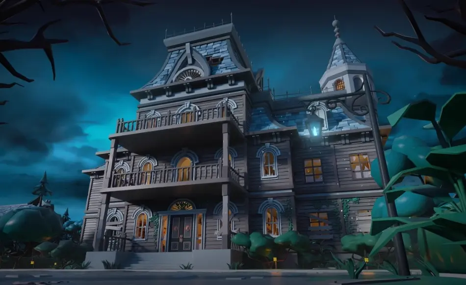 【UE5】风格化恐怖豪宅 Horror Mansion – Low Poly 3D Models Pack