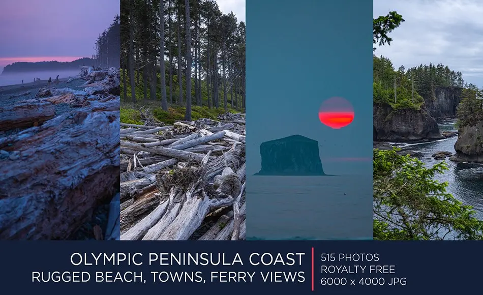 515 张奥林匹克半岛海岸照片包 OLYMPIC PENINSULA COAST | PHOTOPACK 515 张奥林匹克半岛海岸照片包 OLYMPIC PENINSULA COAST | PHOTOPACK