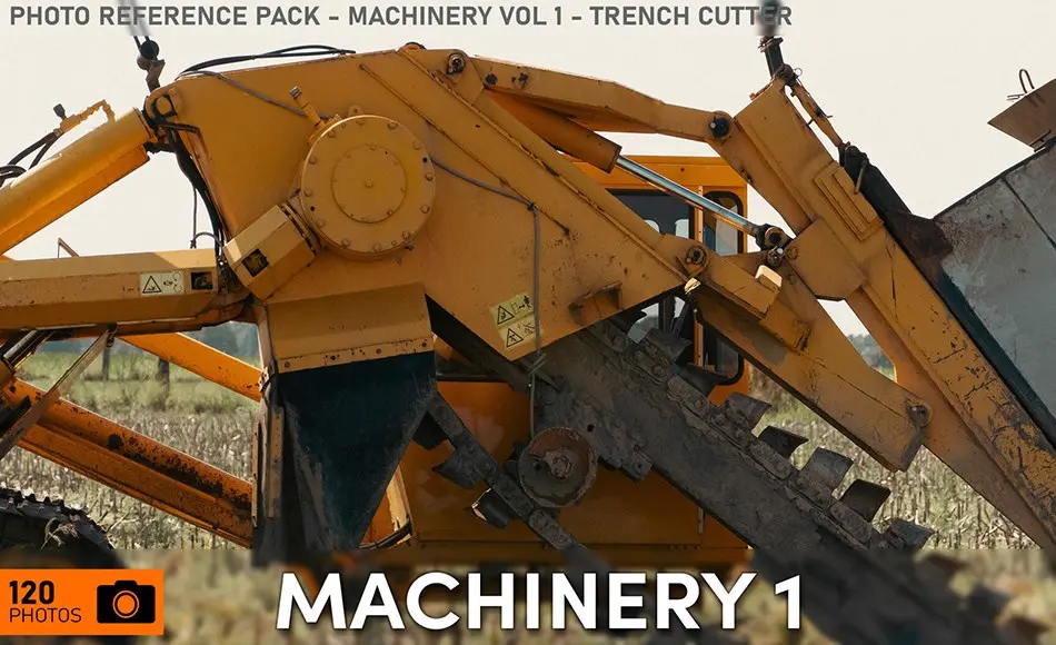 机械设备照片参考 Photo Reference Pack – Machinery VOL.01