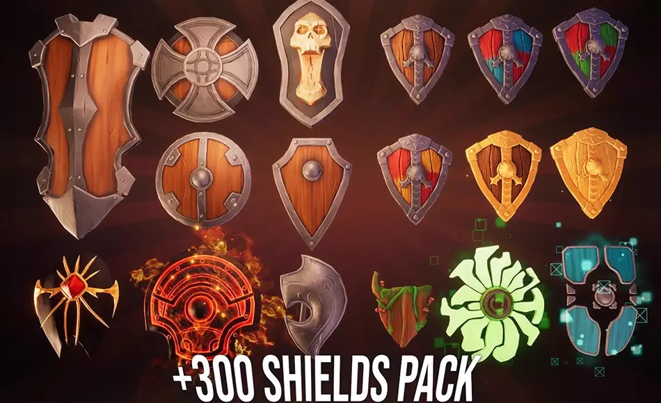Unity特效 – 盾牌特效包 Shield With VFX Pack Vol. 2 +300 Variations