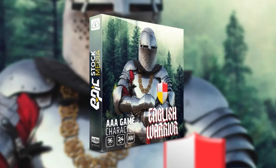 【UE4/5】游戏角色战士音效 Game Character English Warrior Sound Effects