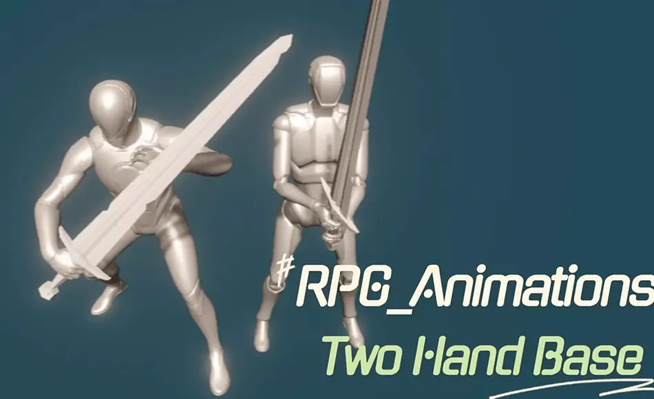 Unity动画 – 双手武器动画 RPG_Animations – Two Hand Base