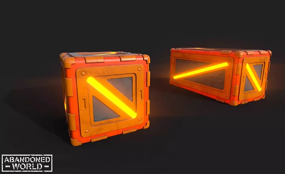 Unity资产 – 科幻盒子 Sci-Fi Boxes