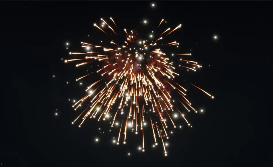 【UE4/5】高级烟花表演 Advanced fireworks show