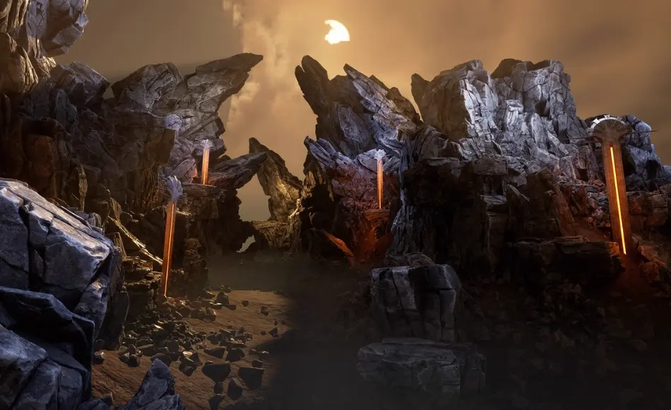 【UE5】破碎的岩石 Shattered rocks