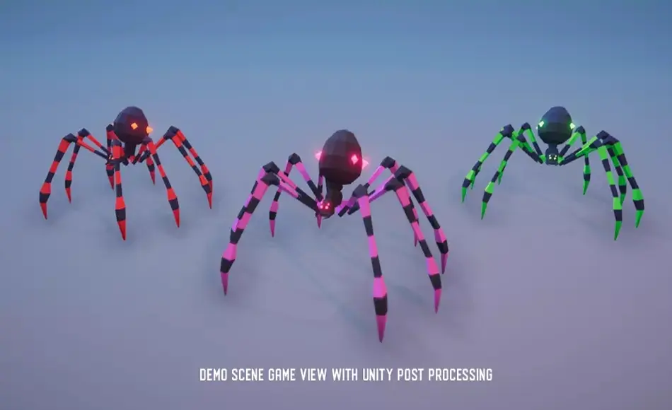 Unity动物 – 蜘蛛毒液 Polygonal – Spiderling Venom Unity动物 – 蜘蛛毒液 Polygonal – Spiderling Venom