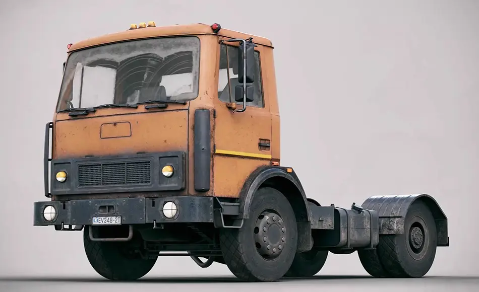 Unity资产 – 改装工程卡车 Rigged Construction Truck Vehicle