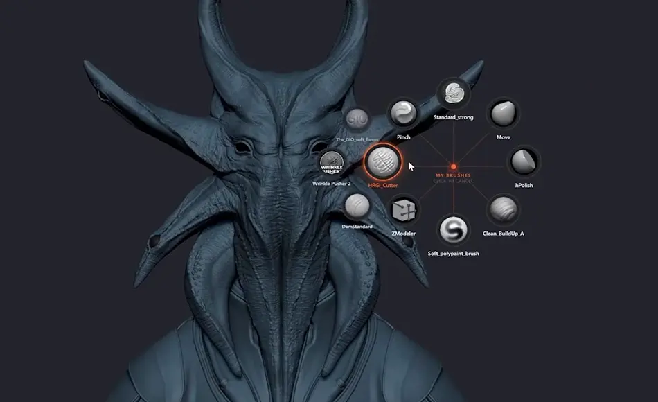 【更新】Zbrush插件 – 径向菜单 RadialZ + 中文字幕教程 【更新】Zbrush插件 – 径向菜单 RadialZ + 中文字幕教程