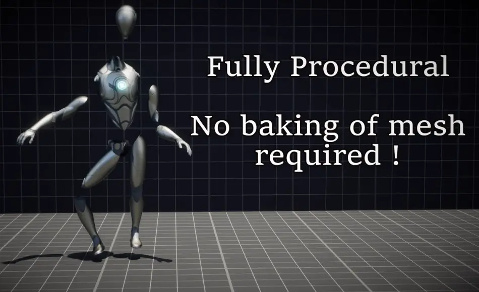 UE5插件 – 程序化肢解系统 Procedural Dismemberment System