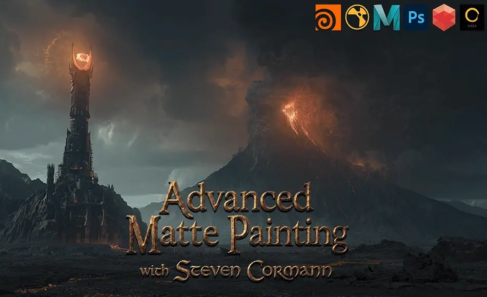 【中文字幕】高级数字绘技术 Advanced Matte Painting with Steven Cormann