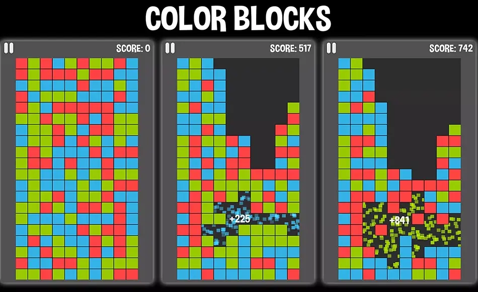 Unity开发 – 色块益智游戏开发模板 Color Blocks – brain teaser puzzle game – hyper casual game template