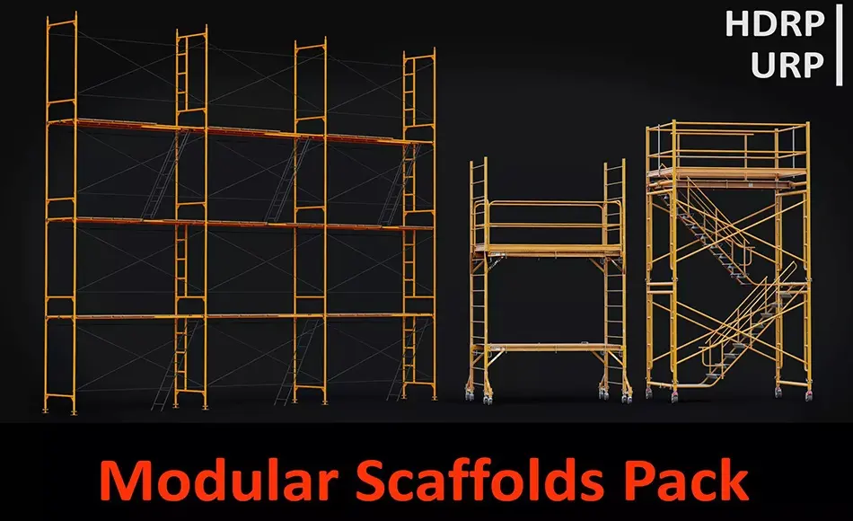 Unity资产 – 模块化脚手架包 Modular Scaffolds Pack Unity资产 – 模块化脚手架包 Modular Scaffolds Pack