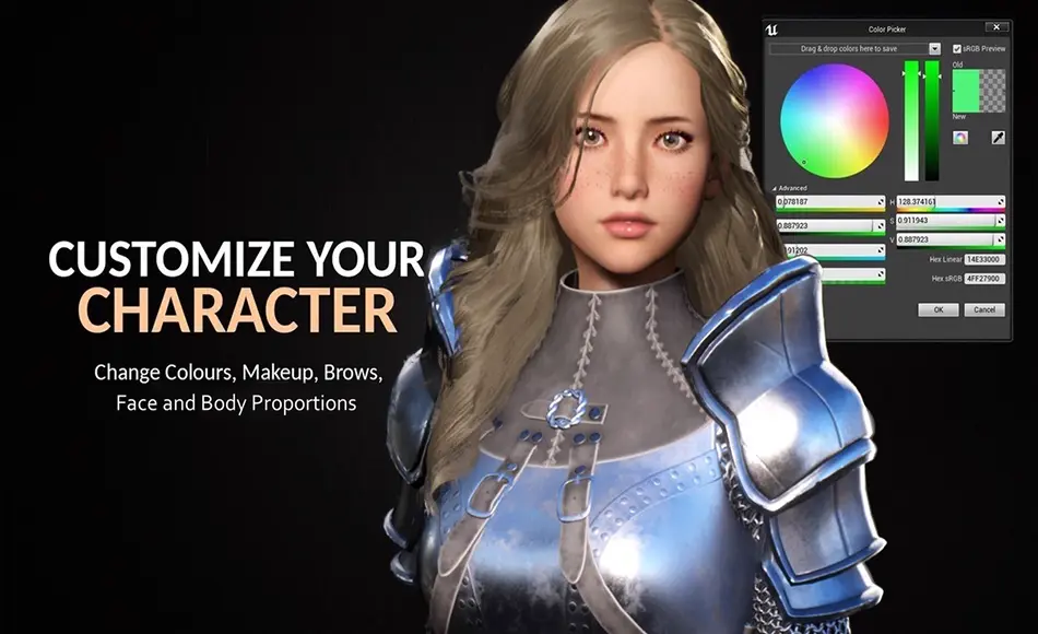 UE5插件 – 角色创建器 Xandra Character Creator UE5插件 – 角色创建器 Xandra Character Creator