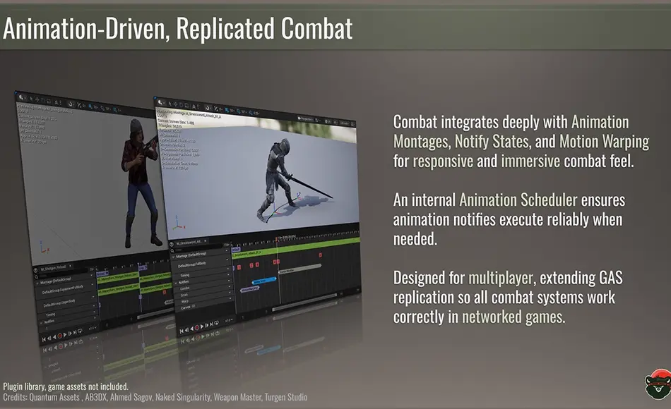 UE5插件 – 动作格斗框架 Ninja Combat UE5插件 – 动作格斗框架 Ninja Combat