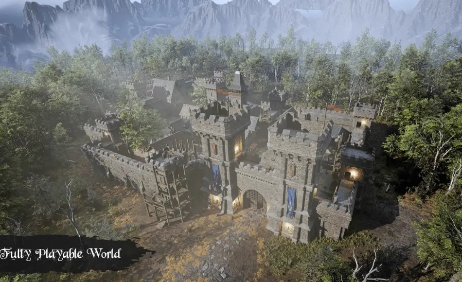 【UE5】模块化中世纪城堡 Modular Castle (Medieval Castle, Medieval Town, Medieval Fortress, Castle)