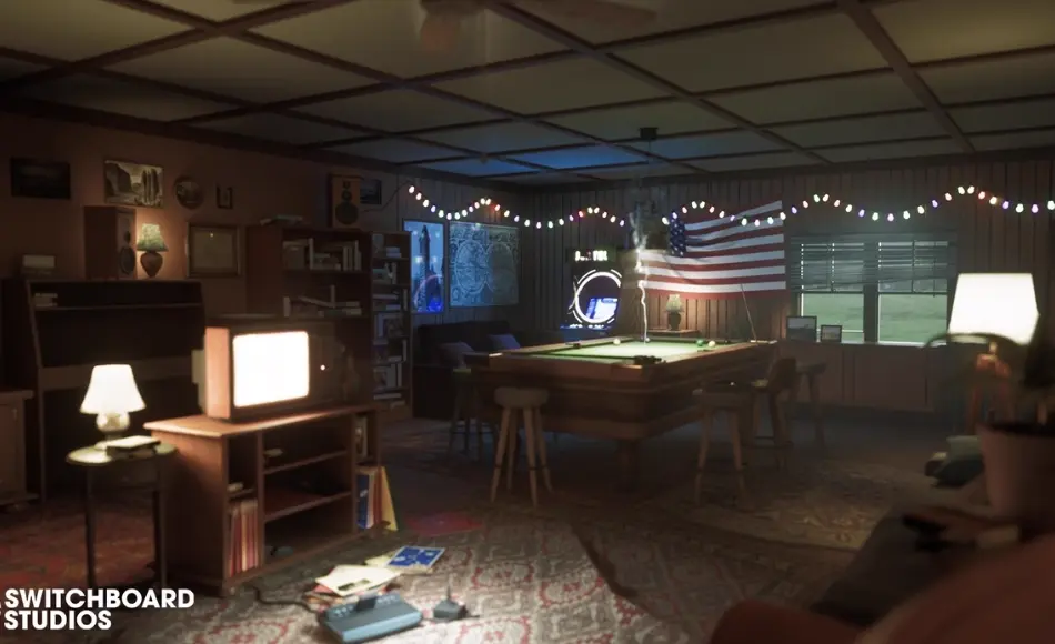 【UE5】桌游室室内环境 Board Game Room Interior Environment – Modular