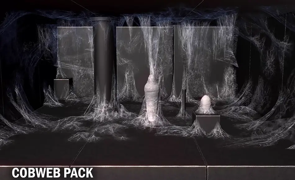 Unity资产 – 蜘蛛网资产包 Cobweb pack
