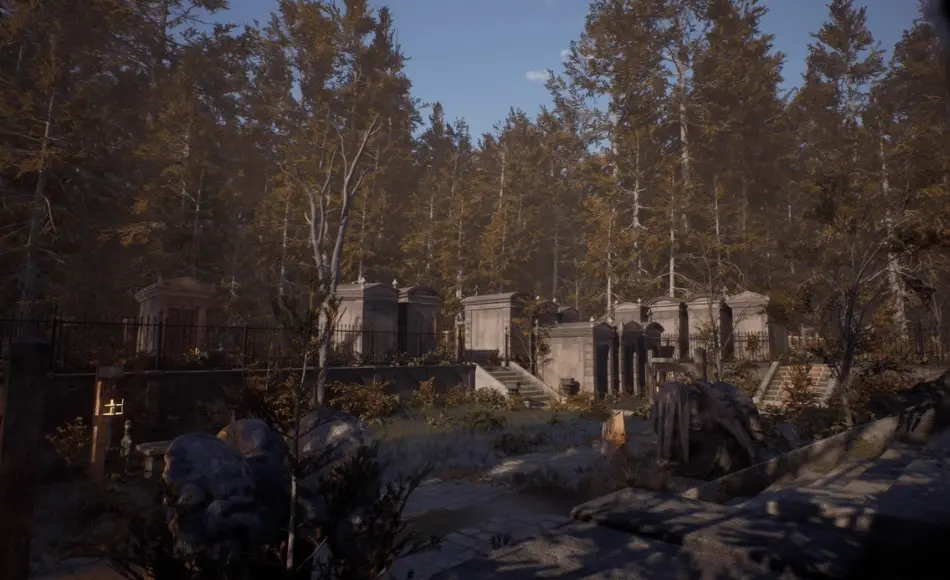 【UE5】恐怖墓地 Graveyard, Cemetery (Graveyard, Cemetery, Horror Cemetery, Horror Graveyard)