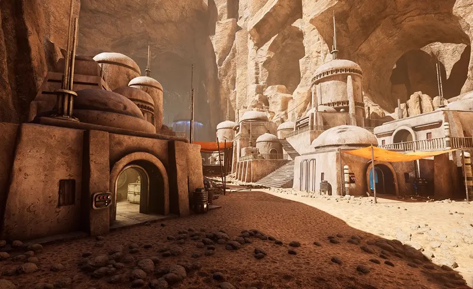 【UE5】科幻沙漠城市套装 Science Fiction Desert City Kit