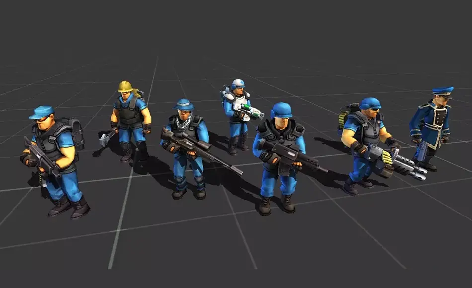 Unity角色 – 卡通士兵角色 Toon Soldiers Unity角色 – 卡通士兵角色 Toon Soldiers