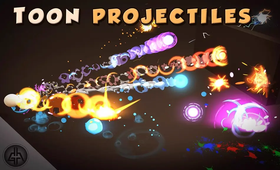 Unity特效 – 风格化弹射特效 Unique Toon Projectiles Vol. 1