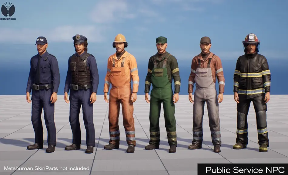 【UE5】公共服务角色 Public Service NPC – Metahuman
