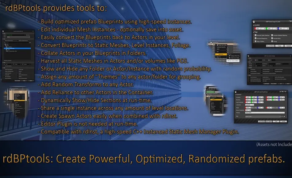 UE5插件 – 编辑器插件 rdBPtools (rd Tools Pro) UE5插件 – 编辑器插件 rdBPtools (rd Tools Pro)