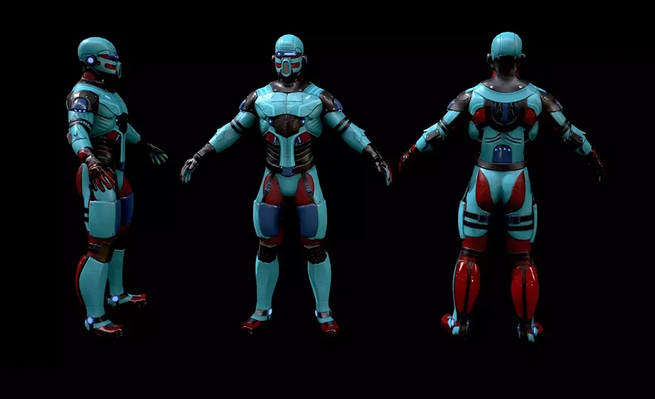 Unity角色 – 科幻角色 Sci-fi character 1