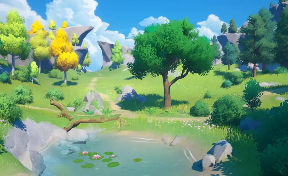【UE5】风格化自然环境 Stylized MEGA PACK | Stylized Nature Environment