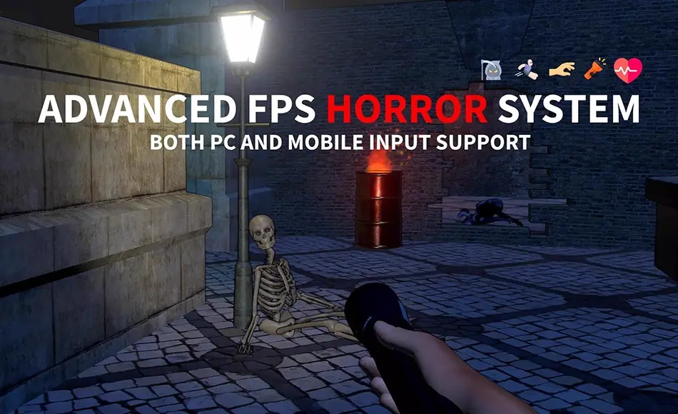 Unity开发 – 第一人称射击恐怖游戏 Advanced Horror FPS Kit for Mobile and PC – First Person Shooter Horror Unity开发 – 第一人称射击恐怖游戏 Advanced Horror FPS Kit for Mobile and PC – First Person Shooter Horror