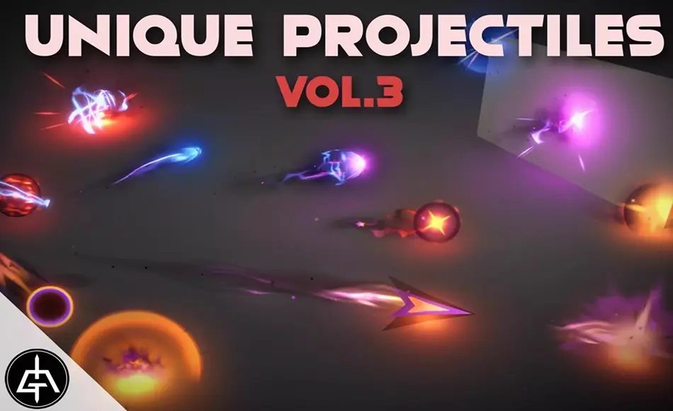 Unity特效 – 子弹发射特效 Unique Projectiles Vol. 3 Unity特效 – 子弹发射特效 Unique Projectiles Vol. 3