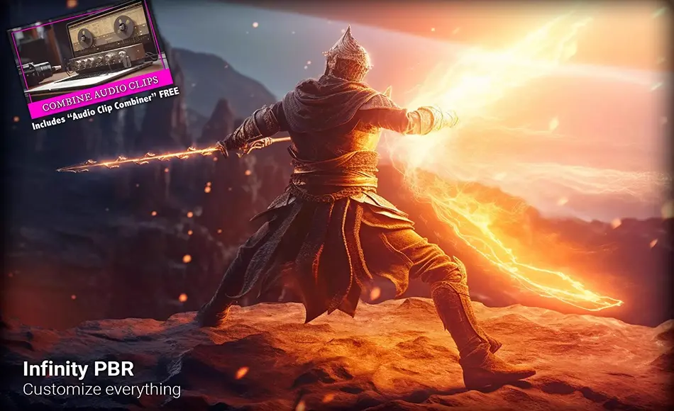 Unity音效 – 奇幻魔法与近战战斗音效库 Battle Sound Library