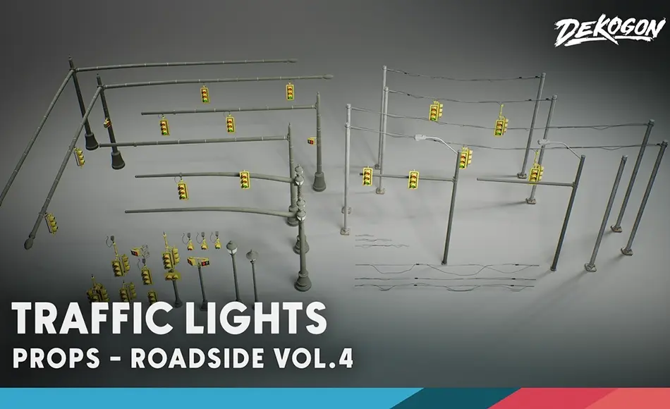 【UE5】交通信号灯 ROADSIDE VOL.4 – Traffic Lights (Mid Poly) 【UE5】交通信号灯 ROADSIDE VOL.4 – Traffic Lights (Mid Poly)