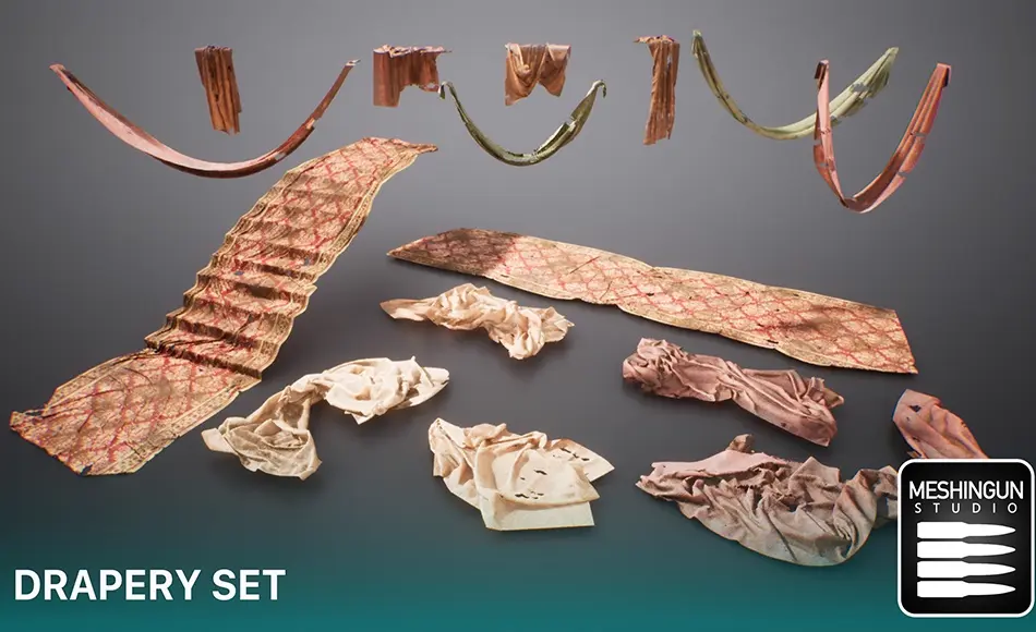 【UE5】窗帘套装 Drapery Set