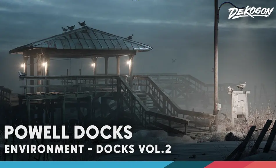 【UE5】模块化码头 DOCKS VOL.2 – Powell Dock (Modular / Low Poly) 【UE5】模块化码头 DOCKS VOL.2 – Powell Dock (Modular / Low Poly)
