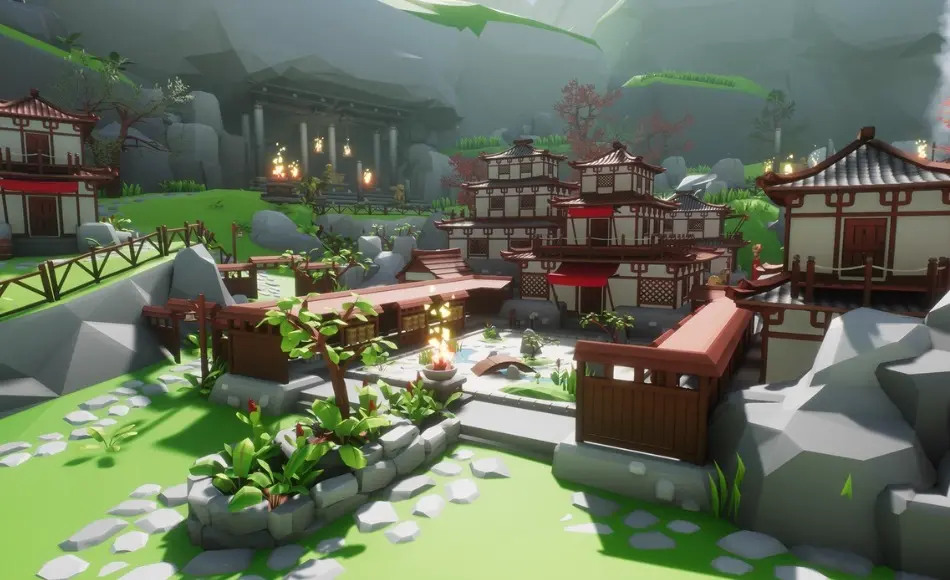 【UE4/5】风格化亚洲环境资产 Lowpoly Style Asia Environment