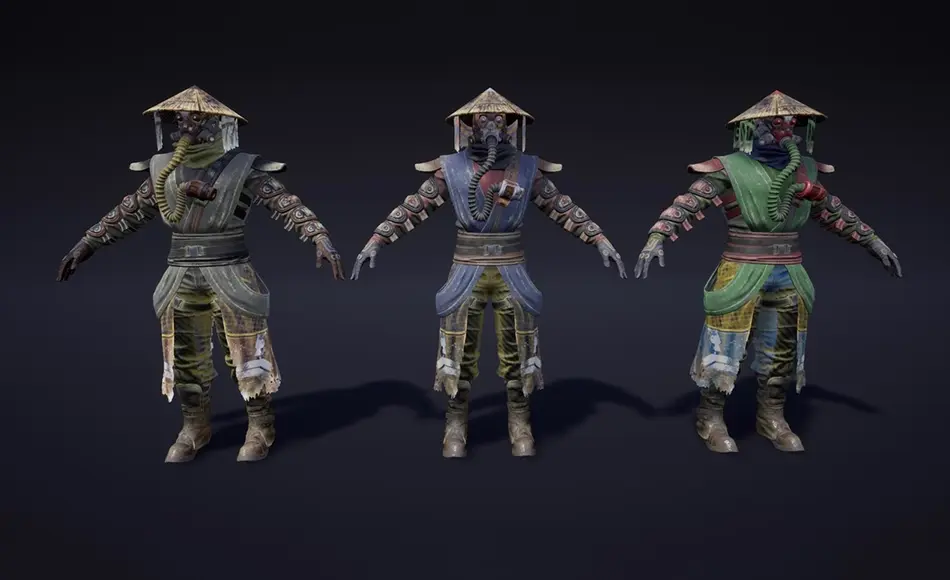 【UE5】科幻雇佣兵角色 Sci-Fi Mercenaries Pack