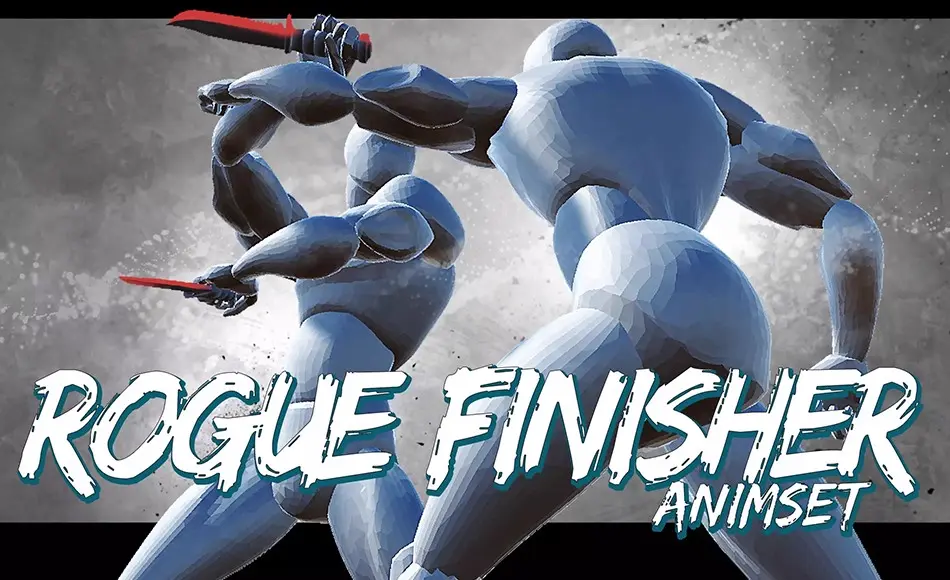Unity动画 – 盗贼格斗技动画 Rogue Finisher AnimSet