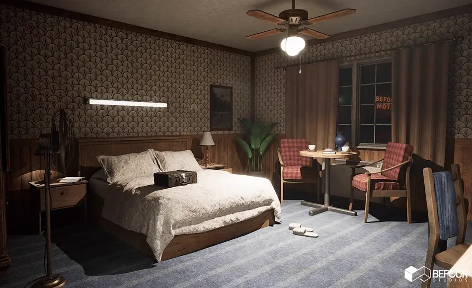 【UE5】旅馆房间内部环境 Motel Room Interior Environment (Hotel, Realistic, Environment)
