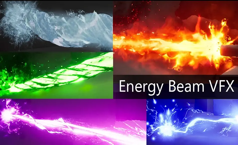 【UE5】能量光束视觉特效 Energy Beam VFX
