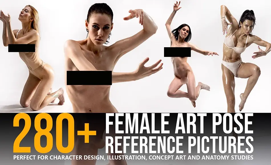 280 张女性艺术照片参考 280+ Female Art Pose Reference Pictures