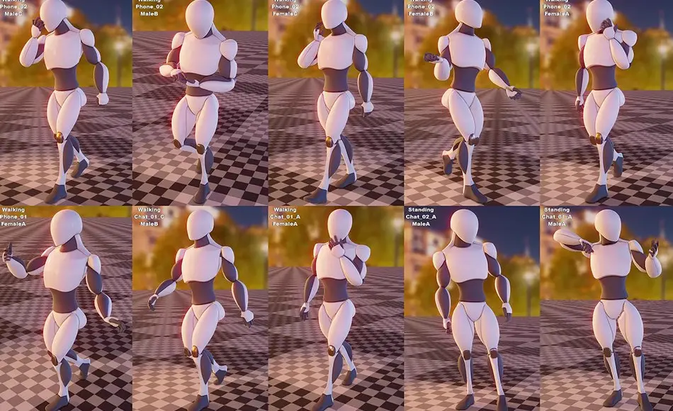Unity动画 – 基础站立动画包 Basic Standing animation package