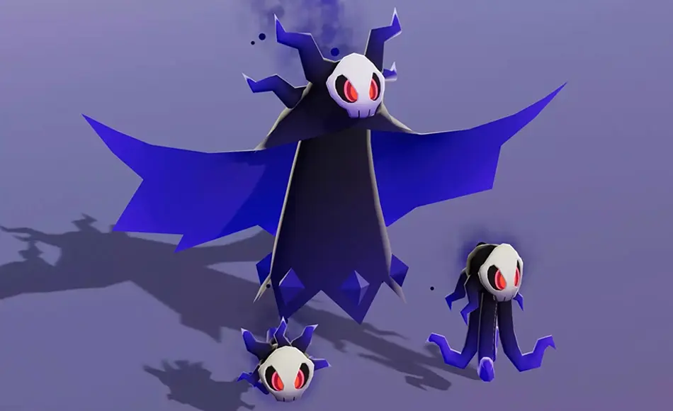 Unity角色 – 梦魇法师角色包 Death Nightmare Mage Evolution Pack Cute Series