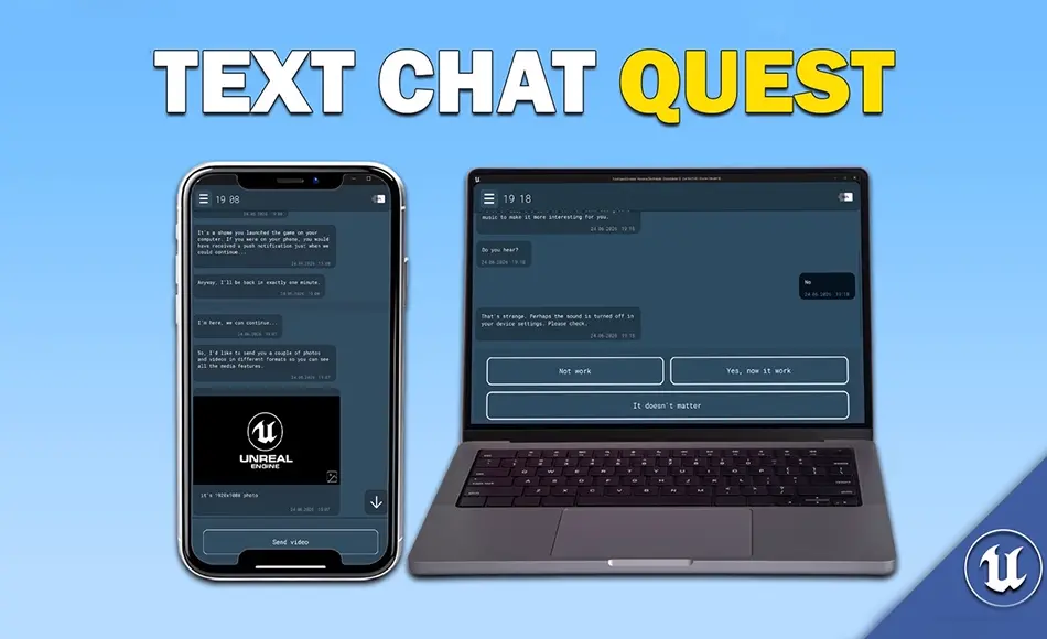 【UE5】文本任务创建器 Text Quest Creator | Messenger